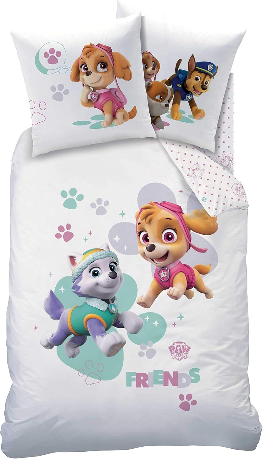Paw Patrol sengetøj, 2 stk., til piger Sengetøj - børn Naty Shop