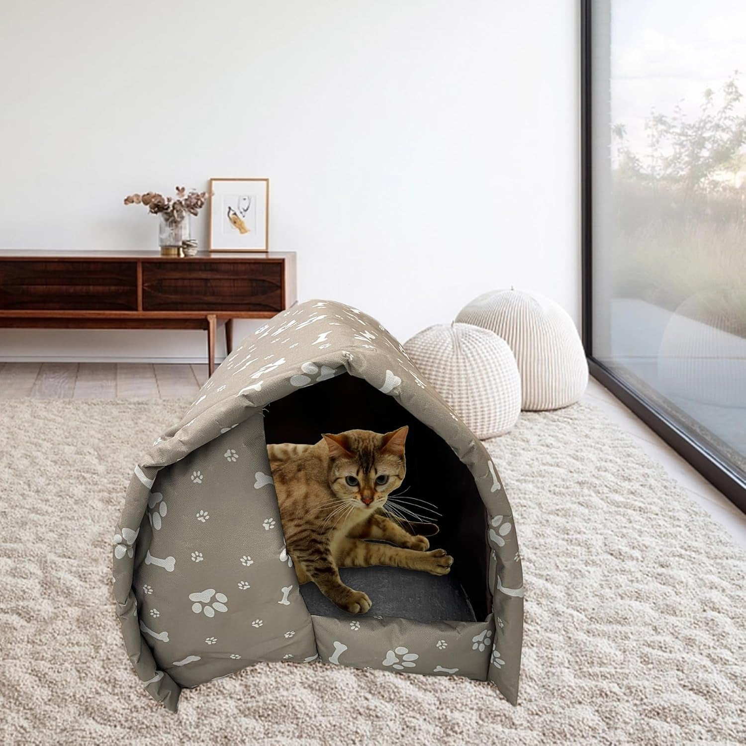 Tæpper og møbler, kæledyr, huler og huse, katte, senge til katte, katte - senge, madrasser