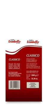 Caffè Trombetta Italien Kaffee Geröstete Kaffeebohnen, klassisk. En perfekt harmonisk aroma og kød - 1 kg