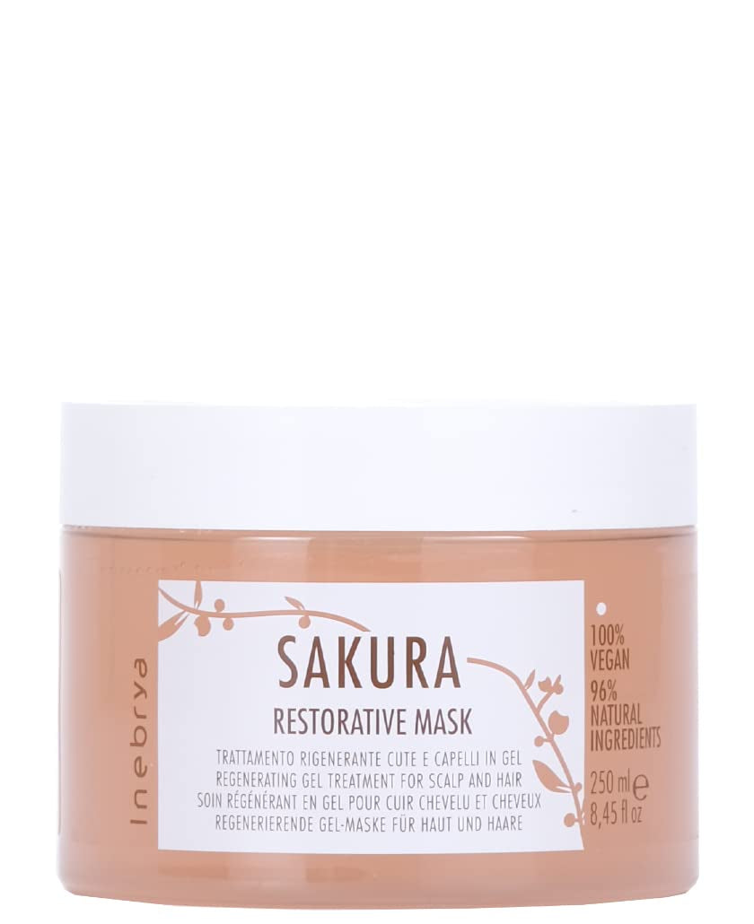 Sakura Restoration Mask - 1000ML Naty Shop Hair Mask 250 Ml (1 pakke) uparfumeret