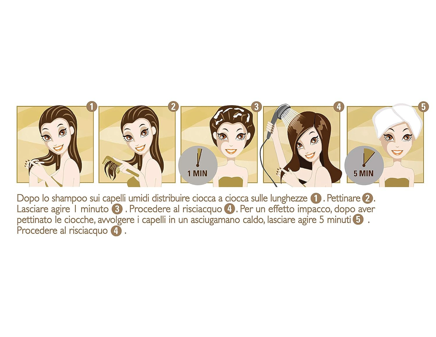 Regenererende maske - 250 ml, 21 Naty Shop hårmaske