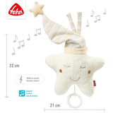 Fehn spilledåse baby sleep aid star - spilledåse med aftagelig musikalsk mekanisme til ophængning - sleep aid sang "Weißt du wieviel Sternlein stehen" - legetøj til babyer og børn fra 0+ måneder Legetøj Bebe Naty Shop
