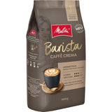 Melitta Barista Classic Crema, hele kaffebønner 1 kg, Ungemahlen, Kaffeebohnen für Kaffee-Vollautomat, medium Röstung, Stärke 3, Verpackung kan varieren