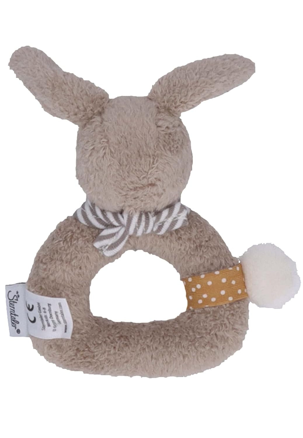 Sterntaler baby unisex fangelegetøj børnefangelegetøj happy bunny - børnefangelegetøj, børnefangelegetøj, børnelegetøj - brun Legetøj Bebe Naty Shop