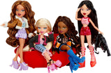 Bratz går ud! - Jade - 1 samlerdukke med tilbehør, outfit, taske, solbriller og børste - Legetøj til børn - 6+, rød