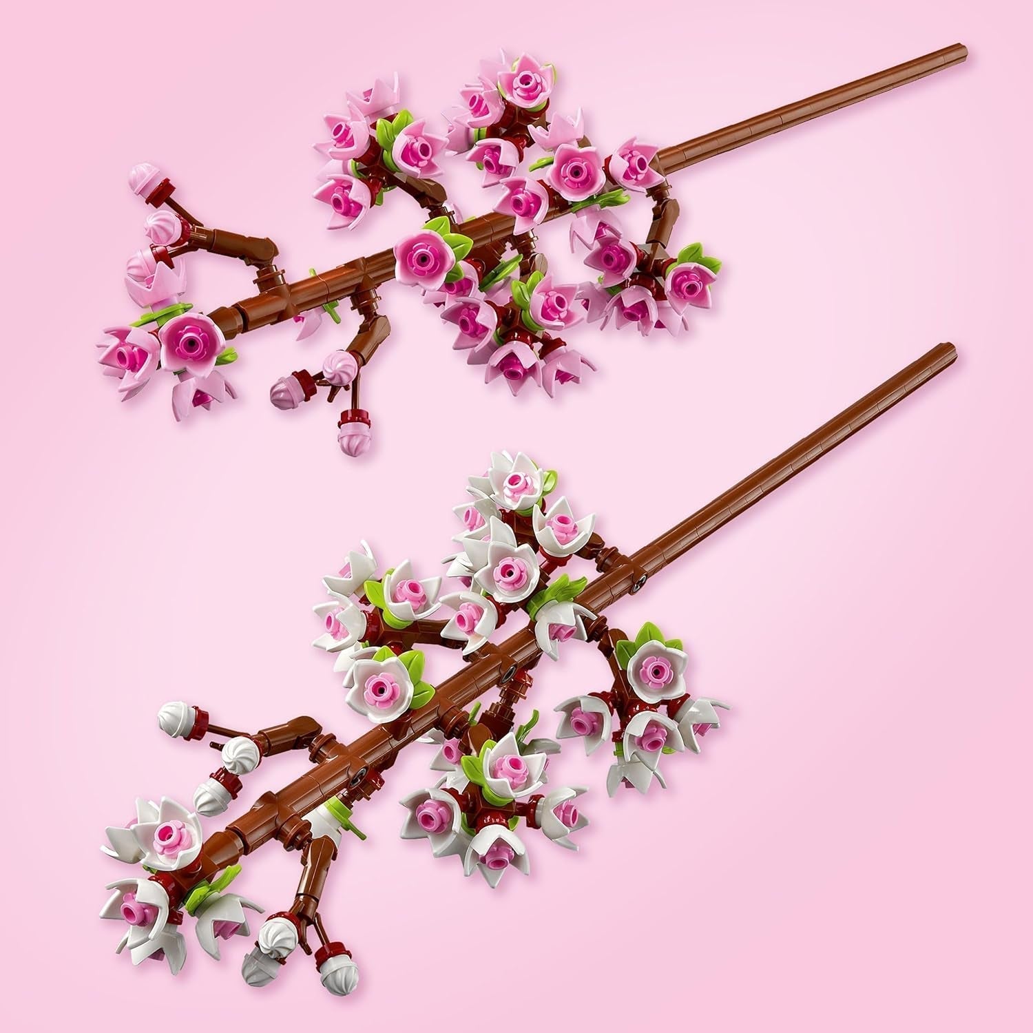 LEGO Botanicals Cherry Blossoms - Kunstige blomster til at bygge - Skrivebordsdekorationer til børn - Blomsterbuket til udstilling - Gave til kvinder og mænd fra 8 år - Botany Collection 40725 Byggesæt Besuche den LEGO-Store