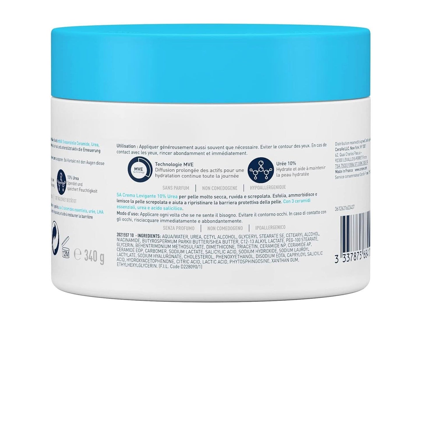 Cerave Creme til tør, ru og ujævn hud Kosmetik og skønhed Naty Shop