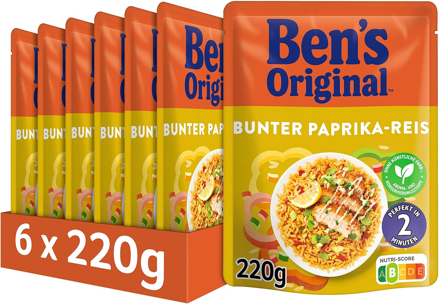 BEN'S ORIGINAL™ mexicanske ekspresris 6 x 220 g