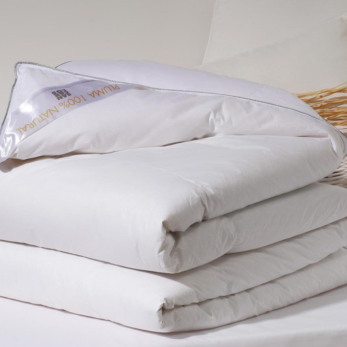 Platin, gåsedun, 300 G/M², 240 X 220 Cm, hvide (hvide) Dyner og dyner Naty Shop Bianco 260 X 240 Cm