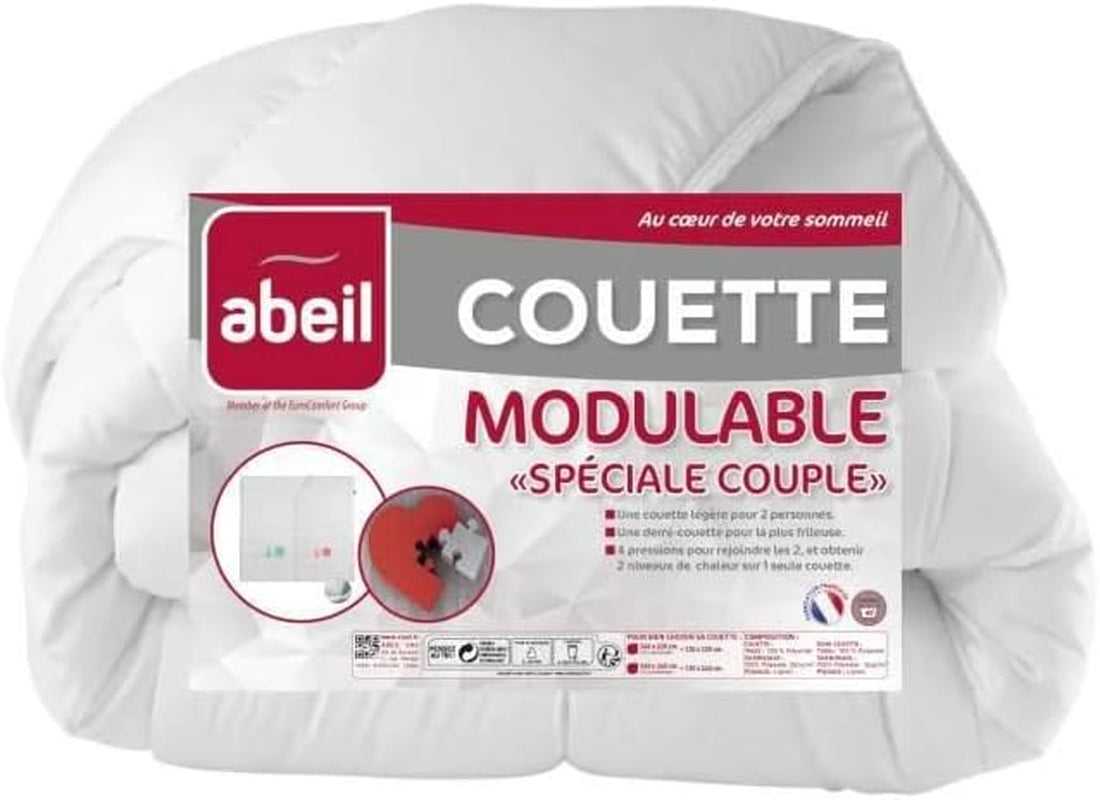 Abeil Couette Modulable Special Couple 220 X 240 Cm Dyner og dyner Naty Shop Standardtitel