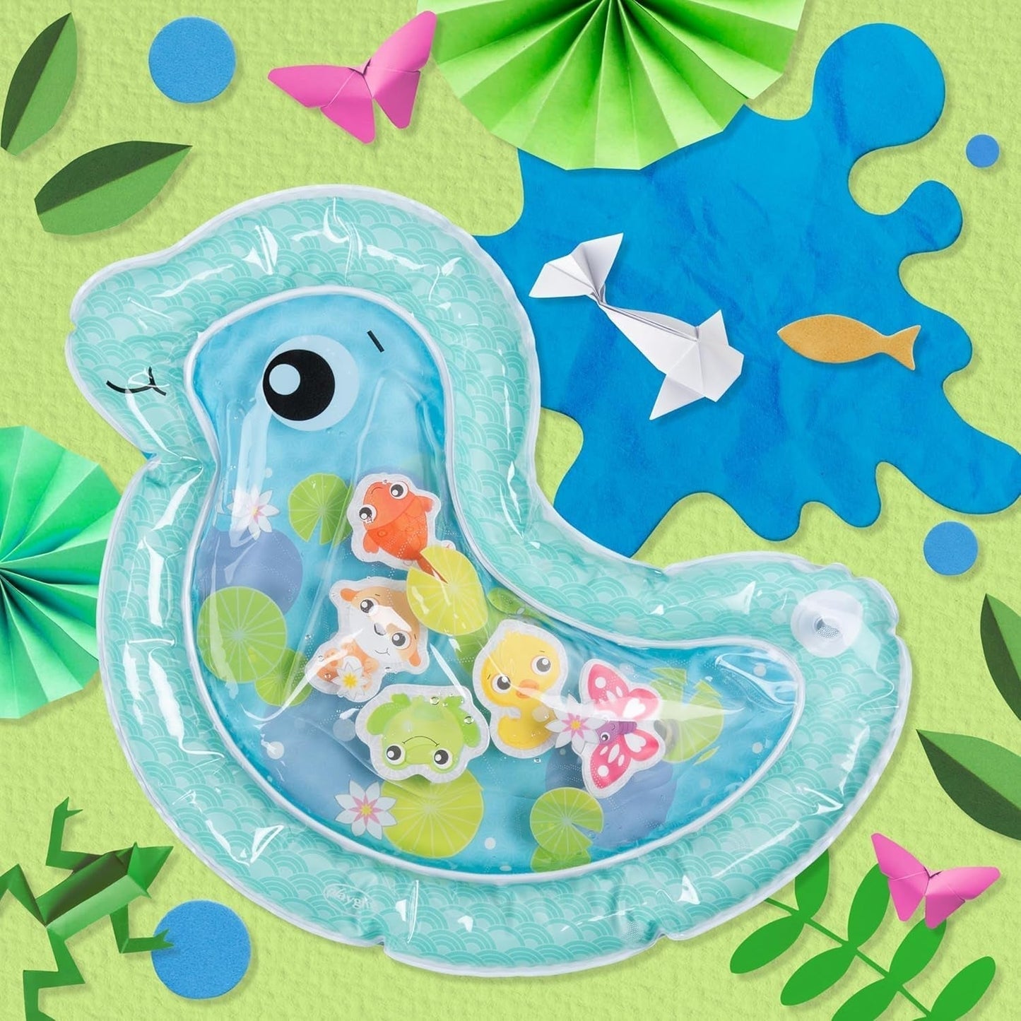 Playgro vandmåtte baby, oppustelig vandlegemåtte babylegetøj sanselegetøj til 3 6 9 måneder Legetøj Bebe Naty Shop