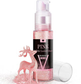Spiselig glitterspraysæt - 20 g mad iriserende glitterstøv til drinks, champagne, kager - spiselig metallisk madfarve til cocktails, vin, spiritus, bagning, kager