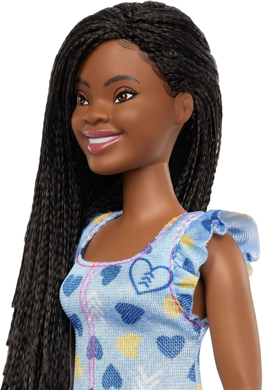 Barbie Fashionista dukke nr. 229 with Down Syndrome in Heart Dress, udviklet i samarbejde med National Down Syndrome Society, HYK14 Naty Shop Dolls