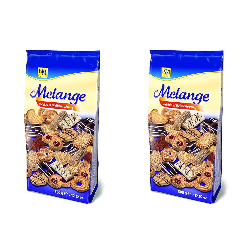 Melange wafer mix, chokolade, 500 g (pakke med 2)