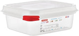 03350 PP Fødevarebeholder GN med låg, 1,1 l, 65 mm (4 stk) Naty Shop madopbevaringsbokse 65 X 176 X 162 mm