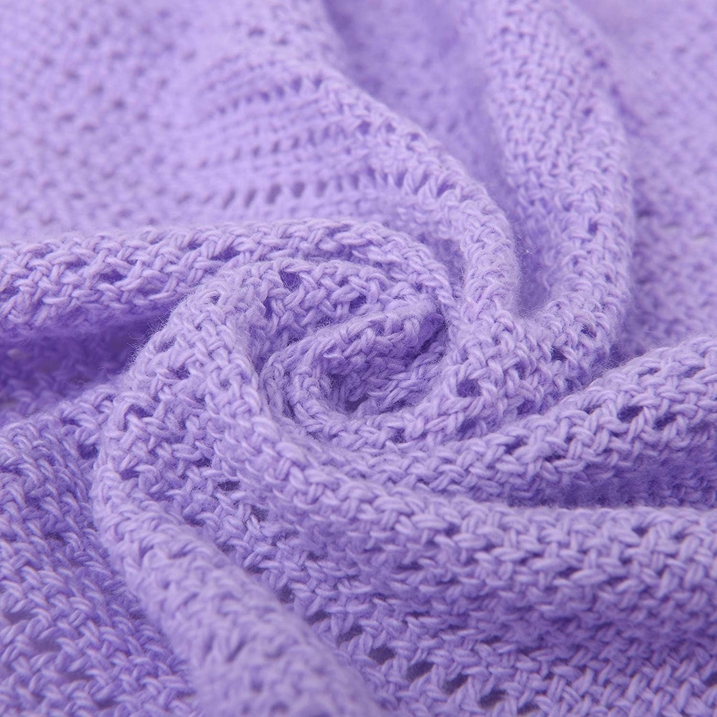 Familiesengetøj Pink Dobbeltseng Cellulært tæppe Bomuld Vendbart Stort sengetæppe Letvægts termisk blødt Traditionelt cellulært tæppe 230 X 230 Cm dyner og dyner Naty Shop Violet enkeltseng (180X230Cm)