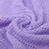 Familiesengetøj Pink Dobbeltseng Cellulært tæppe Bomuld Vendbart Stort sengetæppe Letvægts termisk blødt Traditionelt cellulært tæppe 230 X 230 Cm dyner og dyner Naty Shop Violet enkeltseng (180X230Cm)