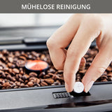 Krups Intuition Preference fuldautomatisk espressomaskine med smartphone-lignende betjening, 3,5" farvetouchskærm, Smart Slide-teknologi, intuitivt lyssystem, 11 drikkevarer, mælkebeholder, EA873810