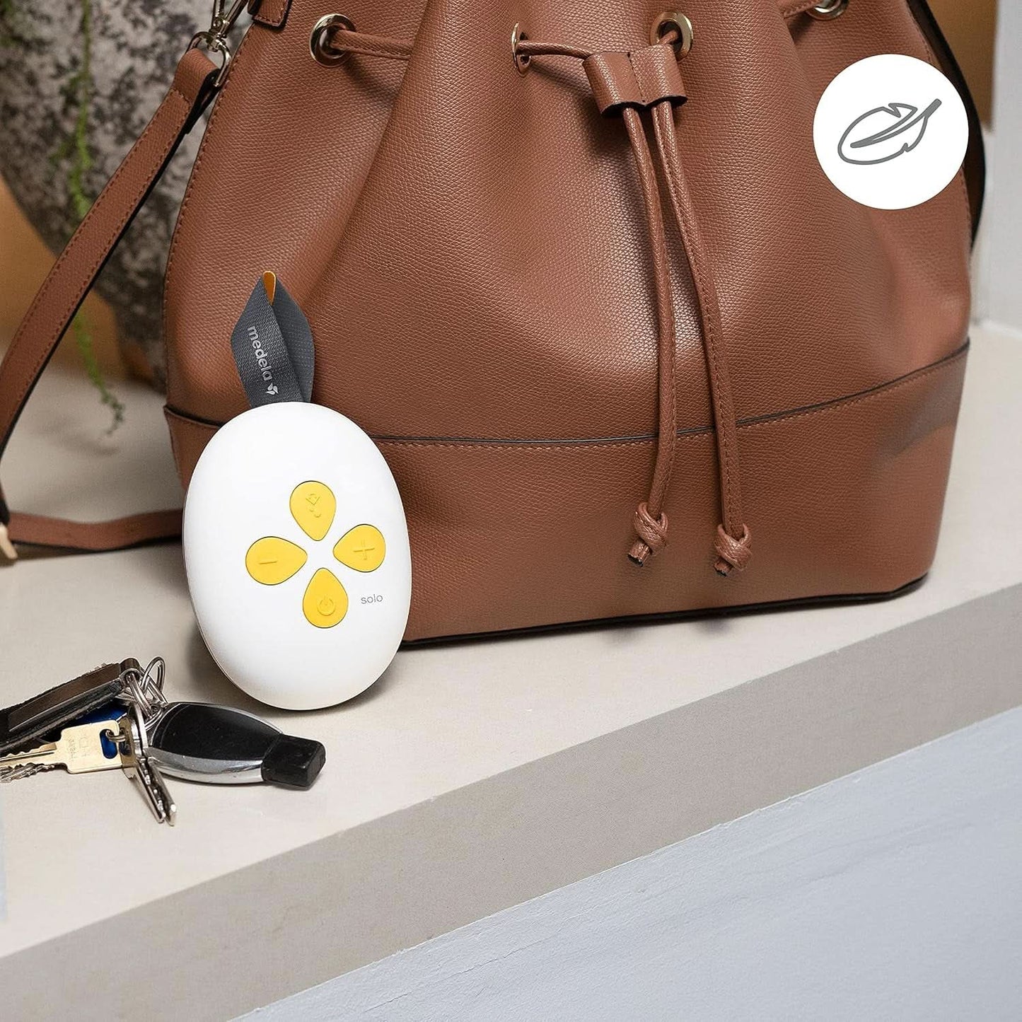 Medela Solo elektrisk brystpumpe, med Personalfit Flex tragt og 2-faset udsugningsteknologi Tilbehør Mad og amning Bebe Naty Shop