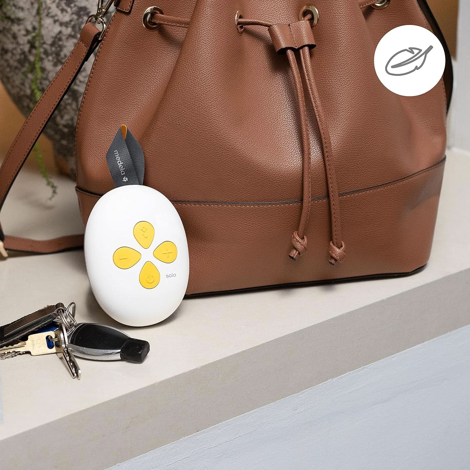 Medela Solo elektrisk brystpumpe, med Personalfit Flex tragt og 2-faset udsugningsteknologi Tilbehør Mad og amning Bebe Naty Shop
