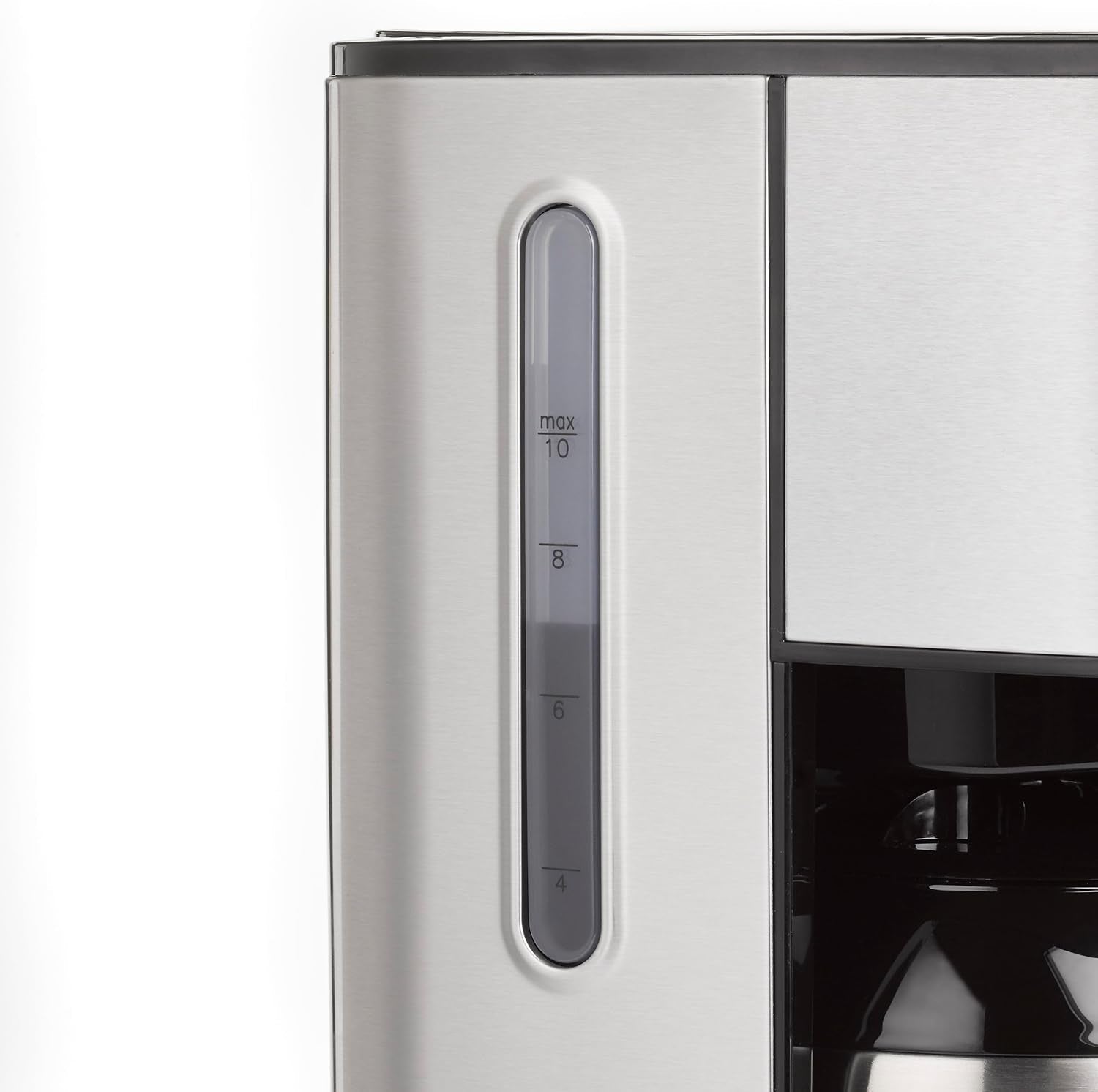 CASO Selection C 10 Thermo Design kaffemaskine – Rustfrit stålhus, 1,2 l isotermisk karaffel (10 kopper), berøringsknapper og timer, Aroma PLUS funktion, permanent filter, anti-dryp filter