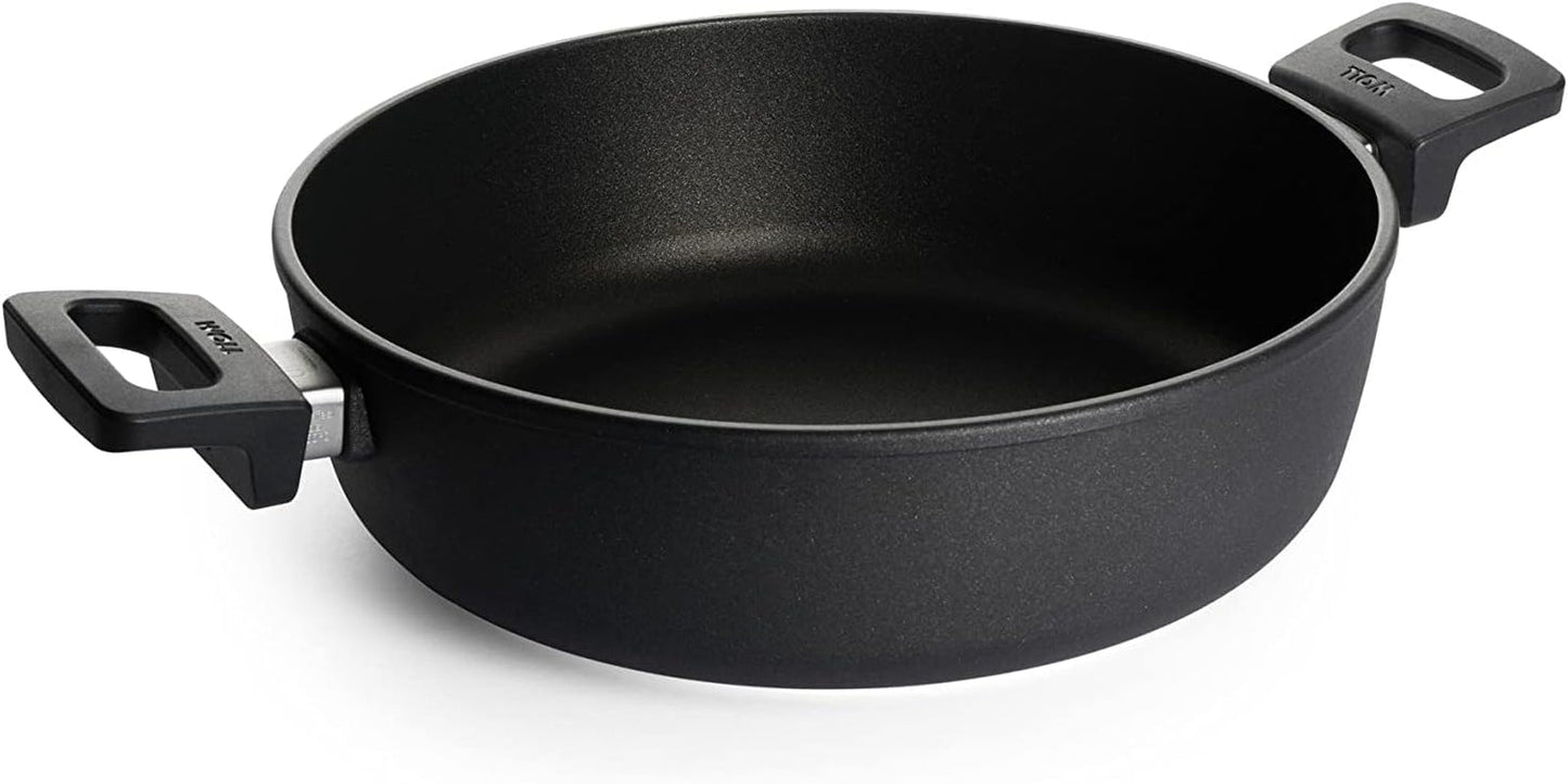Woll Nowo Titanium Kasserolle - Induktiv -, Ø 32 Cm, 8 Cm Hoch, 5,5 Liter, Mit 2 Seitengriffen - Geeignet Für Alle Herdarten Forme og bakker til bagning Naty Shop 4 Liter