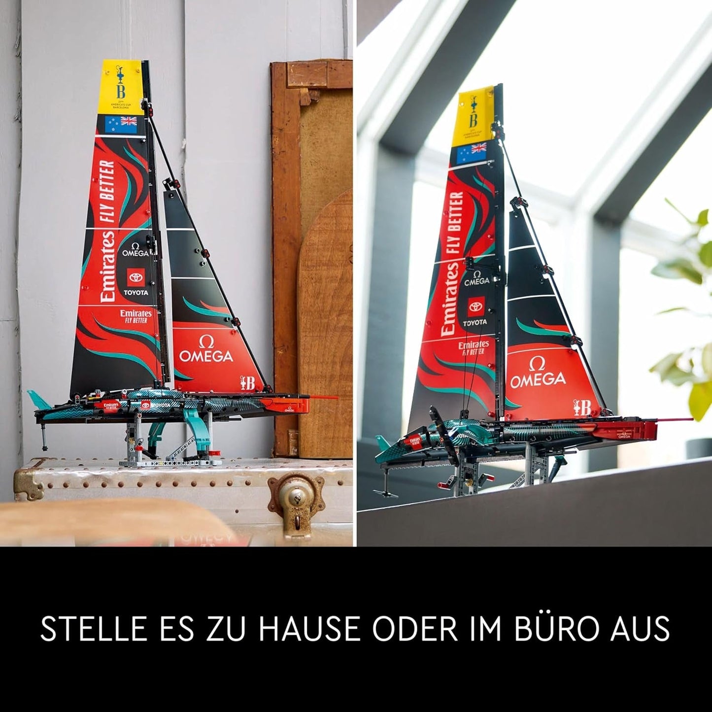LEGO Technic Emirates Team New Zealand AC75 Racing Yacht Voksen Sejlbåd Byggesæt Gave til mænd og kvinder Kreativ og afslappende aktivitet 42174 Byggesæt Besuche den LEGO-Store