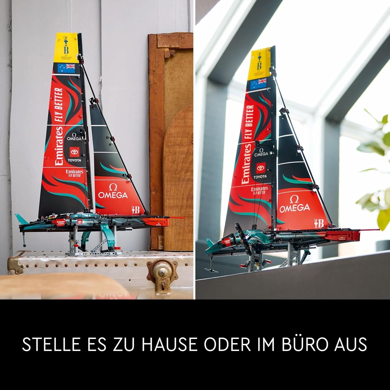 LEGO Technic Emirates Team New Zealand AC75 Racing Yacht Voksen Sejlbåd Byggesæt Gave til mænd og kvinder Kreativ og afslappende aktivitet 42174 Byggesæt Besuche den LEGO-Store