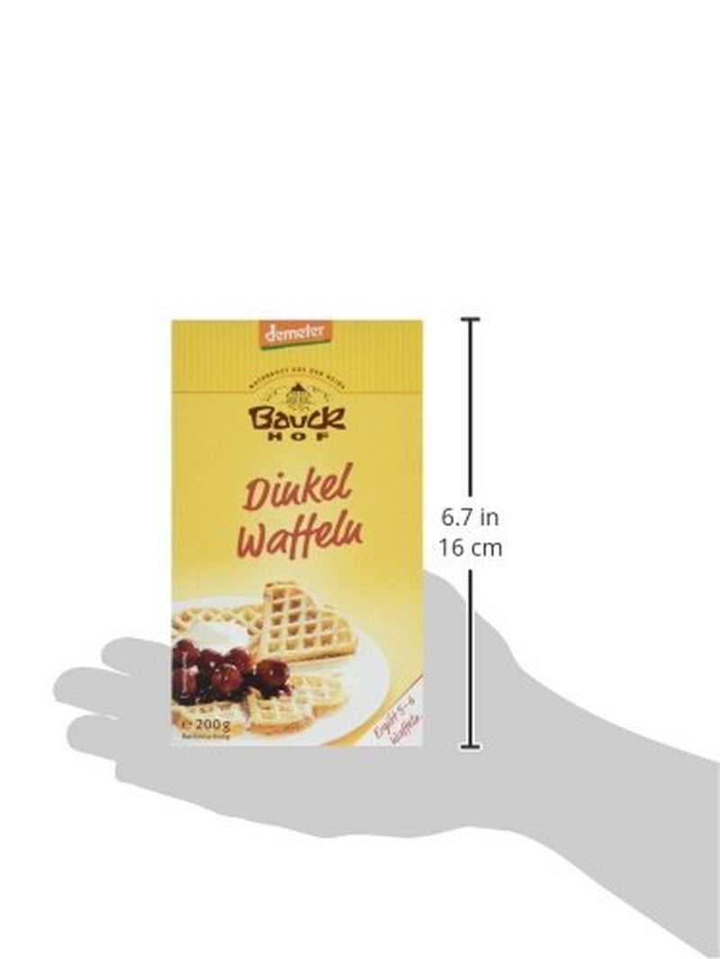 Demeter Bauck Hof Bio Dinkel vaffel, 200 G blanding til bagning og madlavning Naty Shop