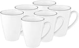 Seltmann Weiden - Lido Black Line - 36-delt servicesæt - porcelæn (inklusive 6 kaffekrus)