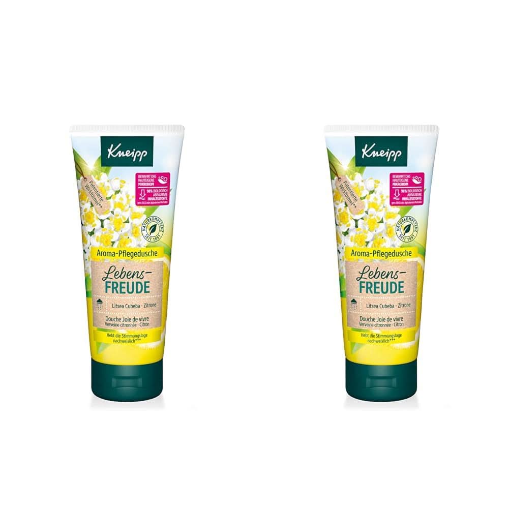 Kneipp Aroma, fugtgivende shower gel, 200 ml Brusebad og bad Naty Shop Sæt 2 x 200 ml