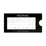 NÉONAIL Nagel Stempel Mit Schaber - Nägel Selber Machen - Nail Art Stempel - Nageldesign Für Nagel Schablone - French Nails Stempel - Silikon Nagelstempel