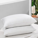 HARBOREST sovepude, 2 stykker, luksusplys, alternativ pude, god til side- og rygsveller, hotelkollektion, pude, standard/queen size, 50,8 x 66 cm Naty Shop standardpuder Standardtitel