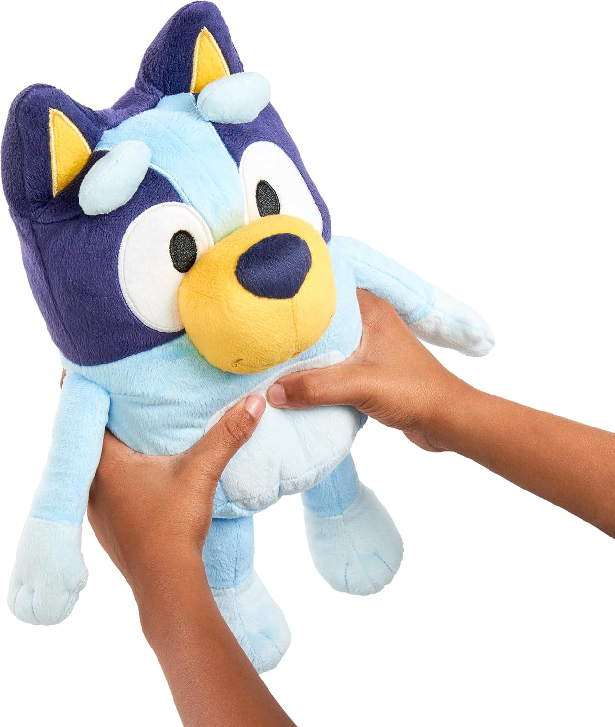 Bluey plyslegetøj med lydeffekter, funktionelt plyslegetøj, interaktivt plyslegetøj, talende plyslegetøj, plyslegetøj (33 cm) Naty Shop Dolls