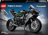 LEGO Technic Kawasaki Ninja H2R Motorcykel, Børn og voksne Fødselsdagsgave, Pynt, Legetøj, Model til drenge og piger fra 10 år+ 42170 Byggesæt Besuche den LEGO-Store