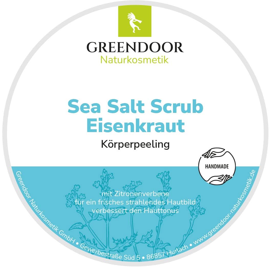 GREENDOOR Body Scrub, vegansk, citronduft, 280 g kosmetik og skønhed Naty Shop