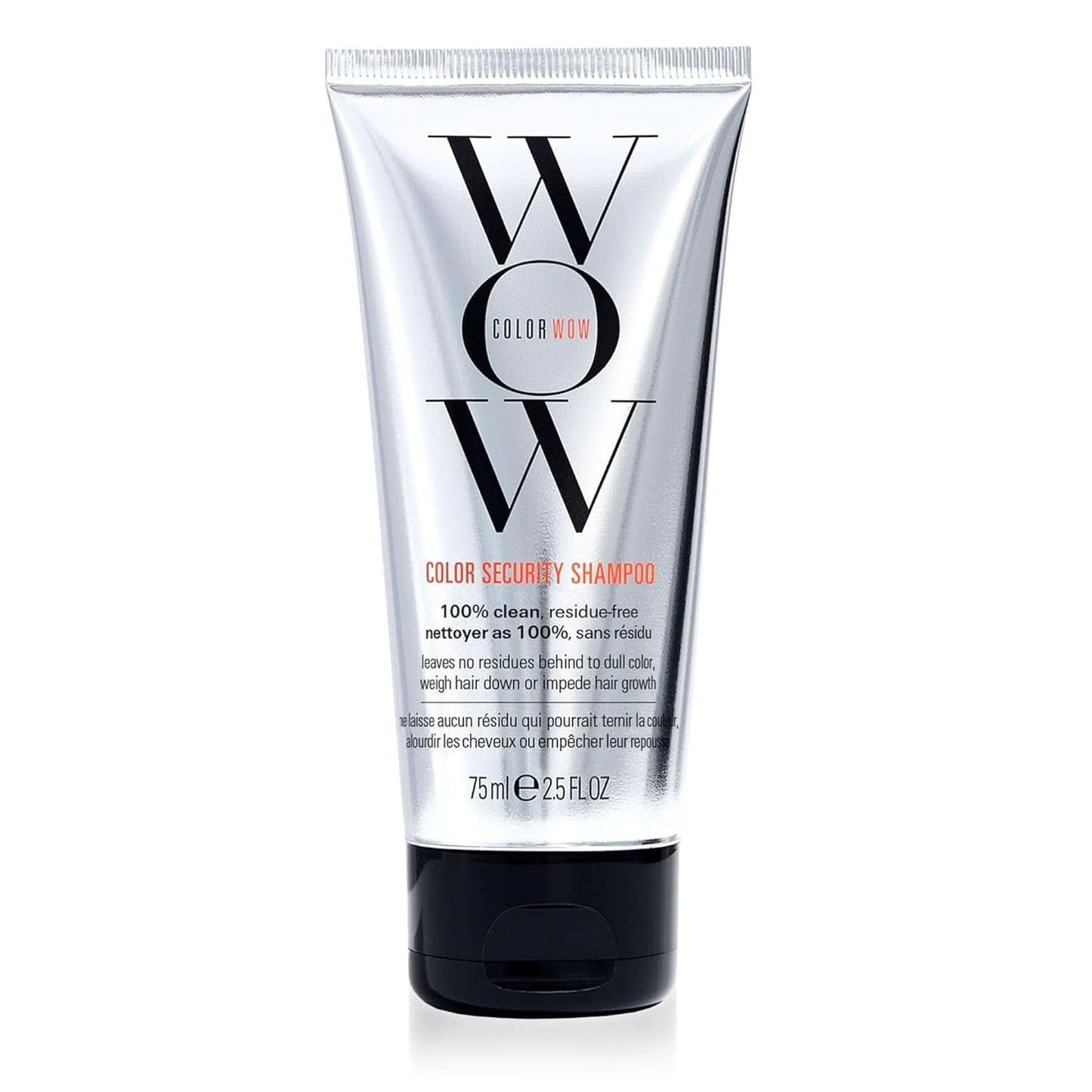 Wow Color Shampoo, silikonefri og sulfatfri farveplejeshampoo til farvebehandlet hår, 250 ml Brusebad og bad Naty Shop 75 ml