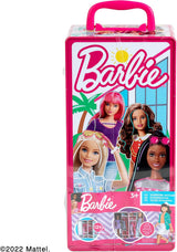 Theo Klein 5801 Barbie-garderobe med tøjstænger og -rum, legetøj fra 3 år og opefter, inkluderer tilbehør, flerfarvet