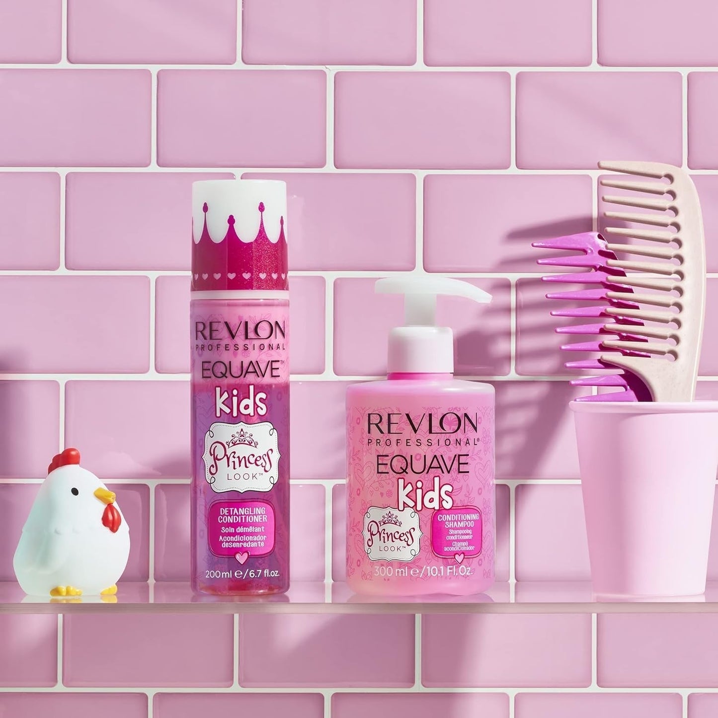 REVLON PROFESSIONAL, Skånsom shampoo til børn med fugtgivende gelformel, 300 ml REVLON Brusebad og bad