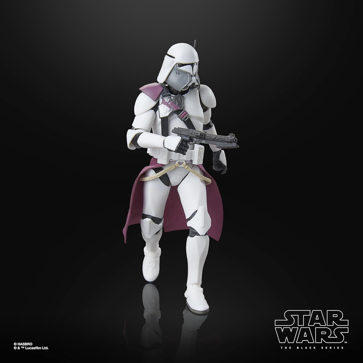 Star Wars Black Series Clone Commander Bacara, Star Wars: Ahsoka Premium samlerfigur (15 cm) Actionfigurer Naty Shop
