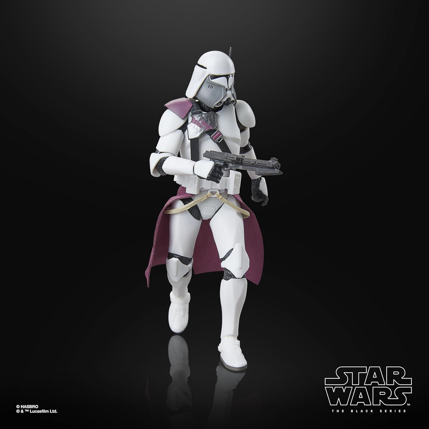 Star Wars Black Series Clone Commander Bacara, Star Wars: Ahsoka Premium samlerfigur (15 cm) Actionfigurer Naty Shop
