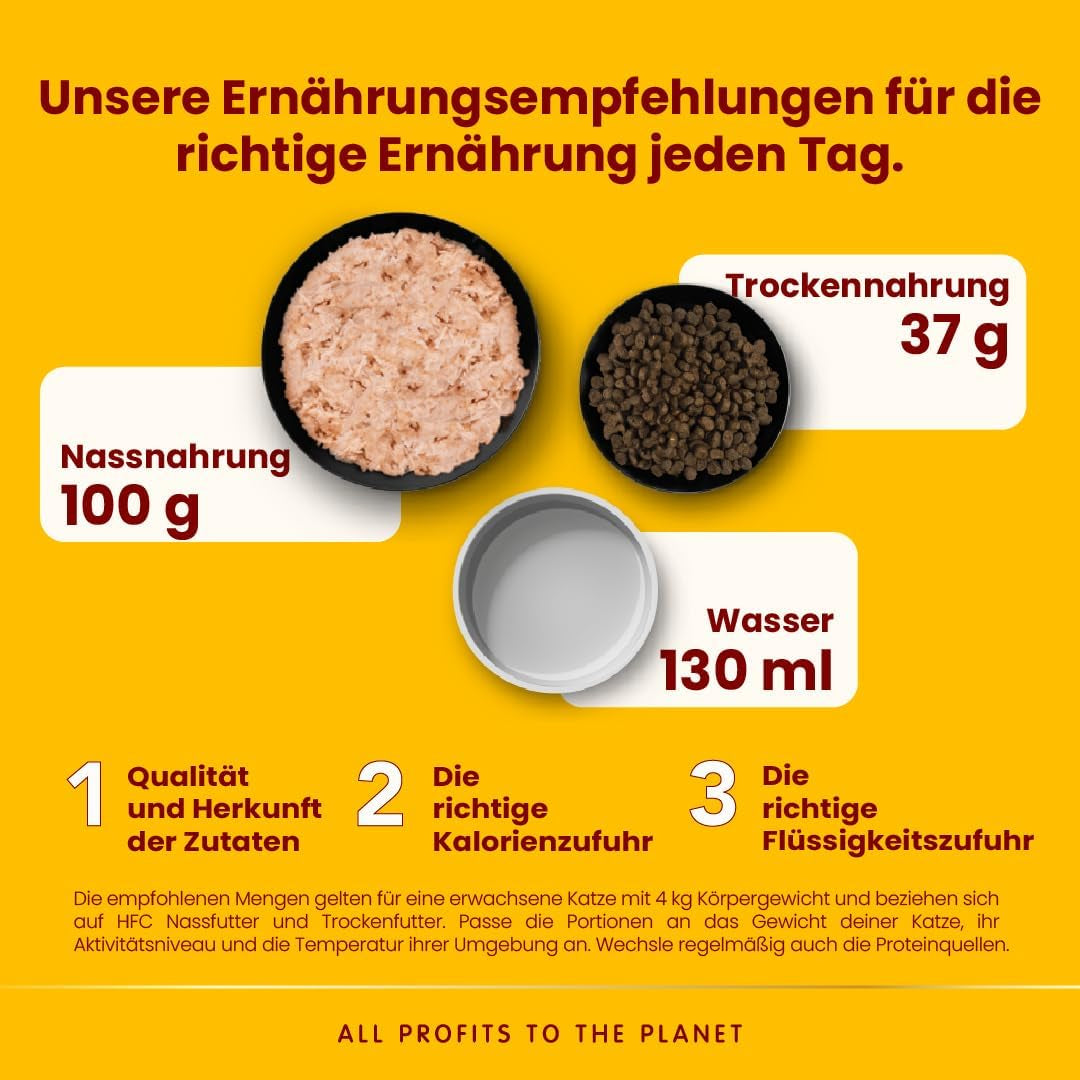 Almo Nature HFC Urinary Help - Nassfutter für Katzen - Unterstützung für die Harnwege - Atlantischer Tunfisch & Tranebær - Human Grade, Monoprotein, Glutenfrei - 24x50g