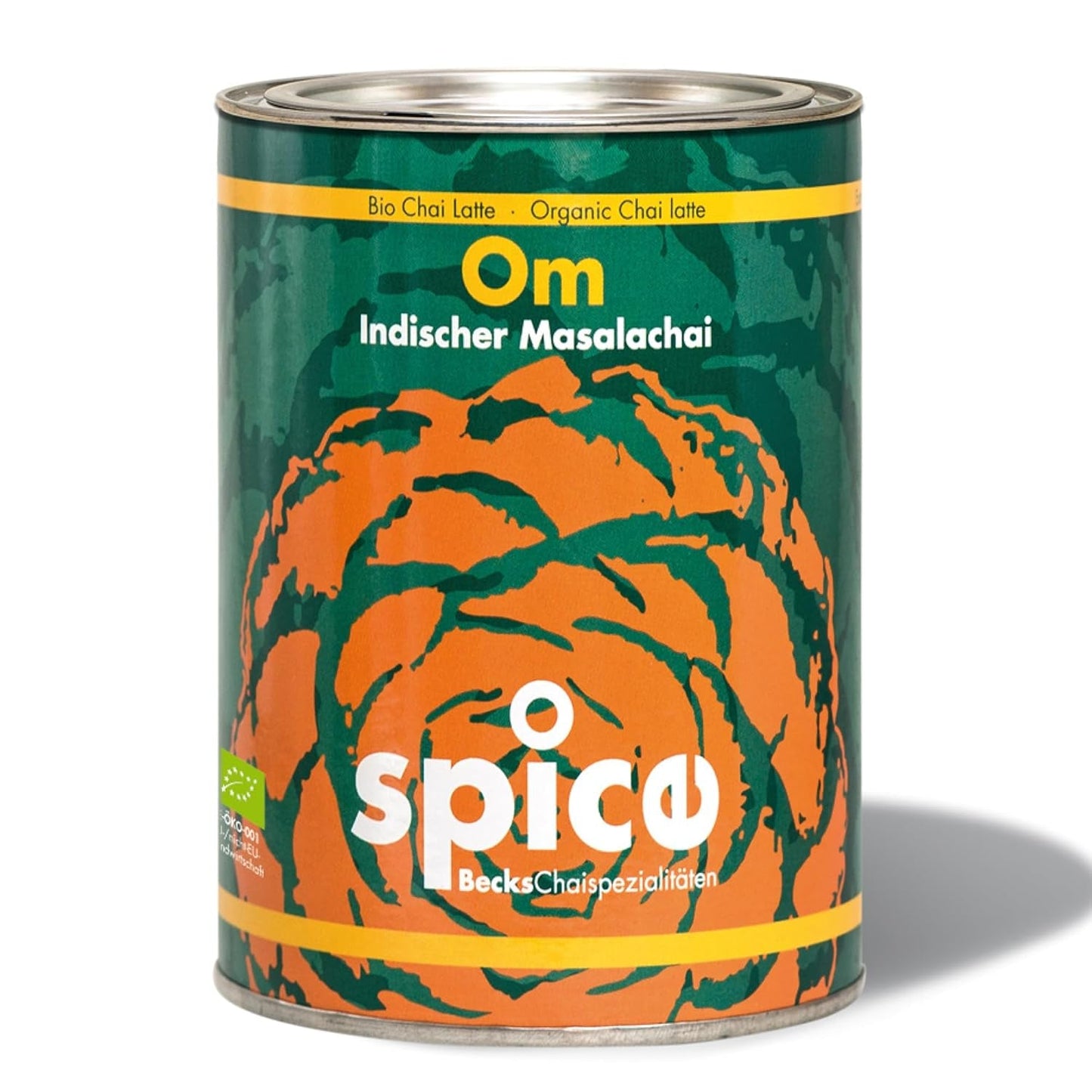 Becks Cocoa Om Masala Chai Tea Bio - Indisk sort te med traditionelle krydderier som kanel, kardemomme og ingefær - Perfekt til Chai Latte, 300g