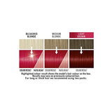 Live Ultra Bright eller Pastel rødt hårfarve 3 stykker semi-permanent farve Holder op til 15 vaske - 092 Pillar Box Red Naty Shop hårfarve