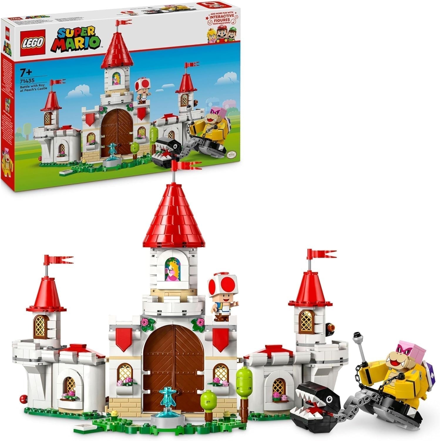 LEGO Super Mario Roy's Battle at the Mushroom Palace Eventyrsæt med Nintendo Characters Gave til piger, drenge og spillere 7 år gamle 71435 Byggesæt Besuche den LEGO-Store Standardtitel