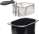 Tristar frituregryde i rustfrit stål - Med 2 liters kapacitet, koldzonefunktion og justerbar termostat op til 190°C, FR-6919, sølv Hvidevarer Naty Shop