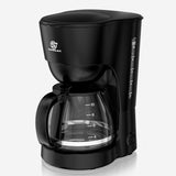 1,25L filterkaffemaskine til 10 kopper filterkaffe, glaskaraffel, der tåler opvaskemaskine, termokande, anti-drypsystem, automatisk sluk, 600W, vandfri kogebeskyttelse til hjemmet og kontoret