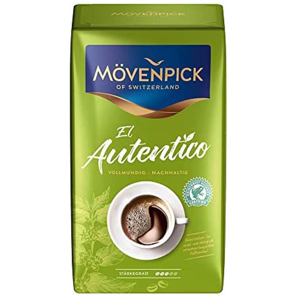 Mövenpick El Autentico kaffebønner, fyldige, bæredygtige, 500g
