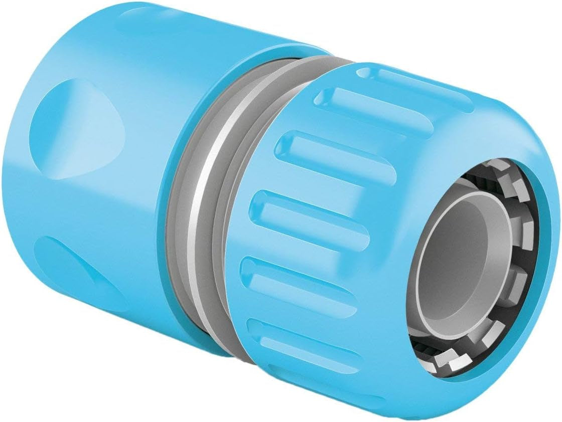Cellfast Quick Connector - CellPRO 1" Continuous Flow rustfrit stål fastgørelseselementer, 2 slangeendeforbindelser, ABS-plast, 57-027, Grå