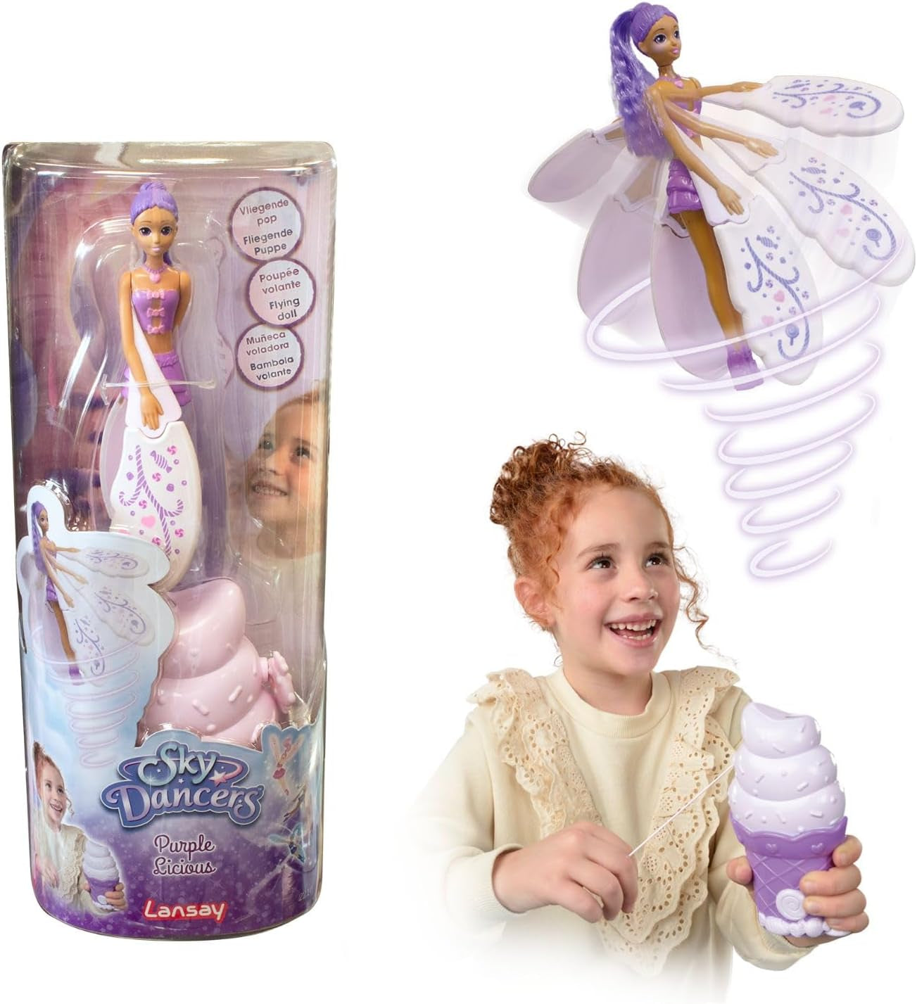 Sky Dancers - Purplelicious - Lansay, 30002, Ikke relevant